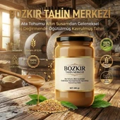 Bozkır Tahin Merkezi Yerli Ata Tohumu Altın Susam Taş Değirmen Tahini Kavrulmuş 600 gr (vegan&doğal) thumbnail 1