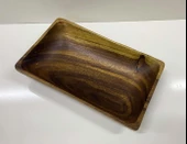 Akasya Sunumluk Dikdörtgen Kayık Çerezlik 25 CM - 4
