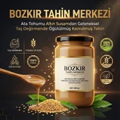 Bozkır Tahin Merkezi Yerli Ata Tohumu Altın Susam Taş Değirmen Tahini Kavrulmuş 600 gr (vegan&doğal) thumbnail 2
