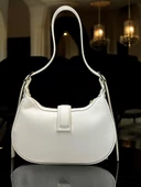 Levidor Özel Renk El Ve Kol Çantası Olarak Tasarlanmış Suni Deri Bayan Omuz Çantası LEVDR.7363930212KRM thumbnail 4