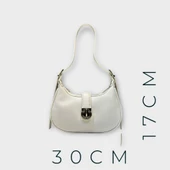 Levidor Özel Renk El Ve Kol Çantası Olarak Tasarlanmış Suni Deri Bayan Omuz Çantası LEVDR.7363930212KRM thumbnail 2