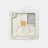 Bibaby Biorganic Penguin Club 5 Parça Hastane Çıkış Seti 62351 Ekru Gri - 9