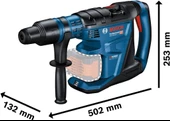Bosch Gbh 18V-40 C4 Akülü Kırıcı Delici 2X8a Set 0611917120 - 2