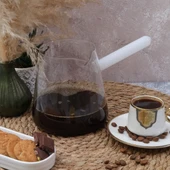 Arow Borosilikat Cam Cezve - 800 ML - PM-2713-B - 2