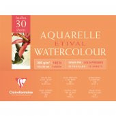 Claırefontaıne Etival Dokulu Cold Press 18x24 CM 300 GR  Uzun Kenarı Yapışkanlı 30 YP - 2