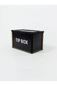 Ahşap Siyah Tip Box Kumbara Ve Bahşiş Kutusu Tipbox - 1
