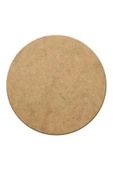 Ahşap Supla Levha 12 Adet 3 Mm Ham Mdf 30 Cm Çap Yuvarlak Servis Altı Supla - 4