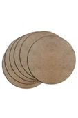 18 Adet 30 Cm Naturel Ahşap Supla Tahtası Ham Mdf Ahşap Supla Levha Sunumluk - 3