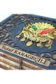 Osmanlı Tuğralı Çekmeceli Tesbih Kutusu 3 Katlı Tespih Kutusu - 4