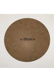 18 Adet 30 Cm Naturel Ahşap Supla Tahtası Ham Mdf Ahşap Supla Levha Sunumluk - 2