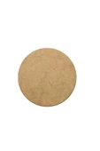 12 Adet 35 Cm Çap Ham Mdf Yuvarlak Servis Altı Supla - 1
