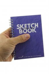 Fanart Academy Sketch Book 120 GR Spiralli 50 YP A6 Mor 8672 - 2