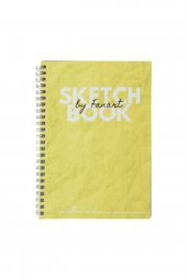 Fanart Academy Sketch Book 120 GR Spiralli 50 YP A4 Sarı 8674 - 1