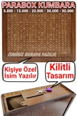 Parabox Kumbara Isteğiniz Doğrultusunda Üzerine Isim Yazılır, Talebinize Göre Kilitli Veya Kilitsiz - 1