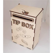 Ahşap Posta Kutusu Tip Box Bahşiş Kutusu Tipbox Kumbara - 1