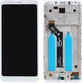 Xiaomi Redmi 5 Plus Uyumlu Çıtalı Lcd Ekran Dokunmatik Beyaz - 1