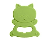 Bambino Kauçuk Yumuşak Diş Kedi - Yeşil - 1