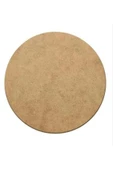 12 Adet 30 cm Çap Ham Mdf 3 mm + 12ad.8cm Bardak Altı Ahşap Supla Mdf - 1