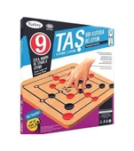9 Taş ve 3 Taş Kutu Oyunu - İki Oyun Bir Kutuda - Mavi Su Dünyası - 1
