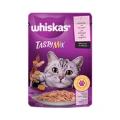 Whiskas Pouch Tastymix Sos İçinde Somonlu ve Havuçlu Yetişkin Kedi Konservesi 85 Gr - 1