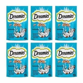 Dreamies Somon Balıklı Kedi Ödülü 6x60 Gr - 1