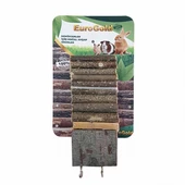 EuroGold Çift Platformlu Köprü Doğal Ahşap Kemirgen Merdiveni 7x35 Cm - 1