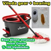 Vileda Tamir Dişlisi + Rulman + Yağ  ( Pedalın boşa dönme sorununa kesin çözümdür.) Bu ürün temizlik seti ve KOVA değildir. - 1