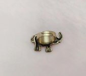 Otantik Fil Tasarım Kadın Yüzük Swaroski Taşlı Gold Renk Yüzük - 3