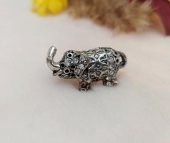 Otantik Fil Tasarım Kadın Yüzük Swaroski Taşlı Yüzük Ayarlanabilir Ölçü - 1