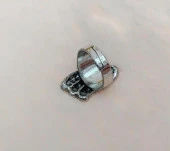 Otantik Tasarım Kadın Yüzük Swaroski Taşlı Yüzük Ayarlanabilir Ölçü - 3