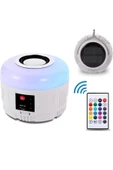 Solar Güneş Enerjili Kamp Çadır Lambası Işığı Bluetooth Hoparlör Rgb Led Kumandalı Aydınlatma - 1
