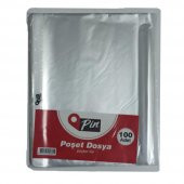 PIN DELIKLI POSET DOSYA A4 100 LU (479816) - 1