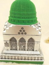 Beytünnebi Biblo Lisanslı Gümüş Renk Kadife Kaplı Krirtal Taşlarla Çevrili Lüks Obje - 3