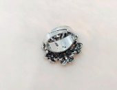 Otantik Kalp Tasarım Kadın Yüzük Swaroski Taşlı Yüzük Ayarlanabilir Ölçü - 3