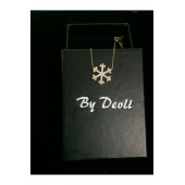 14 AYAR ALTIN KAR TANESİ KOLYE thumbnail 2