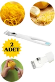 2 Adet Portakal ve Limon Kabuğu Soyacağı - Ev Limonatası İçin Limon Sıyırıcı Zest Yapma - 2