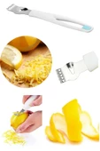 2 Adet Portakal ve Limon Kabuğu Soyacağı - Ev Limonatası İçin Limon Sıyırıcı Zest Yapma - 4