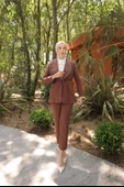 İNCİLİ CEKET TAKIM - 71193.028 - Kahverengi - 1