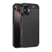 Gpack Apple iPhone 16 Plus Kılıf Niss Silikon Deri Görünümlü - 1