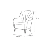 Belletto Amoris Üçlü Koltuk Antrasit-berjer Gri 3+1 - 5