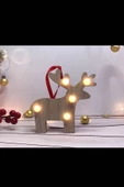 MAGICLEDCORNER Ren Geyiği Led Işıklı Yılbaşı Ağaç Süsü thumbnail 1
