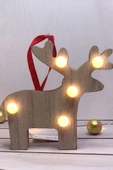 MAGICLEDCORNER Ren Geyiği Led Işıklı Yılbaşı Ağaç Süsü thumbnail 2