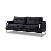 Belletto Leon Üçlü Koltuk Antrasit-berjer Krem 3+1 - 2