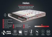 Niron Helen 150x200 Çift Kişilik Yatak Baza Başlık Seti Aloe Vera Yatak, Kumaş Baza, Başlık Takımı - 5