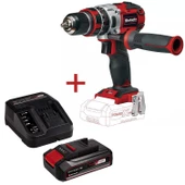 Einhell TE-CD 18 Li-i BL Akülü Darbeli Vidalama + Pxc Starter Kit Akü 18V 2.5Ah + Şarj Cihazı 900W - 4513860 - 1