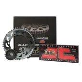 ZİNCİR DİŞLİ SETİ YAMAHA YZF R25 (250 cc)  (2015-2022) / YAMAHA / YZF R25 / 250cc / ZİNCİR: JT-520X1R3 (Çelik)-112 / ÖN-ARKA DİŞLİ: JT (14T-43T) / 2015-2016-2017-2018-2019-2020-2021-2022-2023-2024 - 2