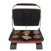 Dökümix Demir Döküm Kırmızı 1800 Watt 4-6 Dilim Ev-Sanayi-Büfe Tipi Tost Makinası ve Izgara thumbnail 3