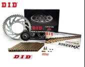 ZİNCİR DİŞLİ SETİ BMW F 800 GS (800 cc)  (2024) / BMW / F 800 GS / 800cc / ZİNCİR: DID-525ZVM-X (Gold)-122/ ÖN-ARKA DİŞLİ: JT(17T-44T) / 2024 - 1