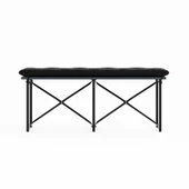 Eportatif Mutfak Bahçe Minderli Bank Sandalye Düz Bank Sandalye Bench Füme 1546 - 5