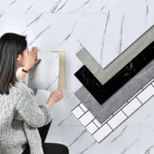 Renkli Duvarlar Bs1751 Shiny 30x60cm Kendinden Yapışkanlı Seramik Desen Duvar Paneli Banyo Wc Salon Ofis Karavan thumbnail 6